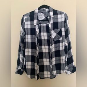Rails Blue plaid shirt